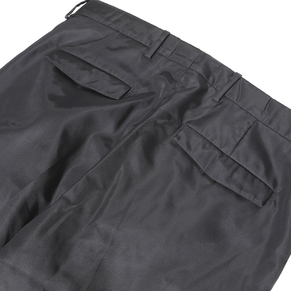 Prada AW18 Gabardine Nylon Suit Pants