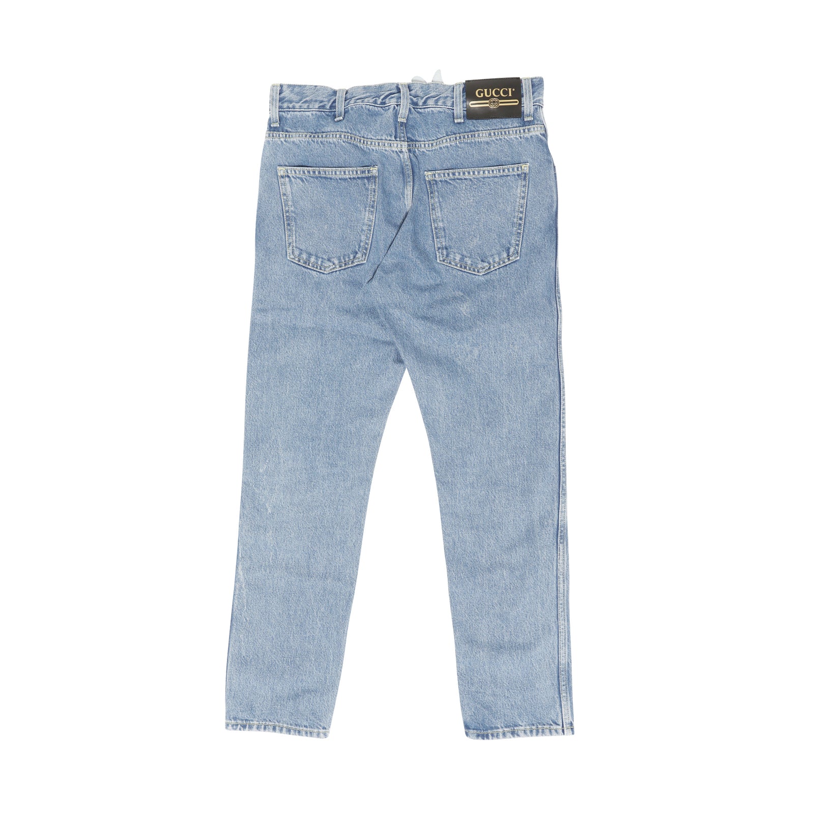 Gucci Pre-FW19 Oversized Applique Pin Denim