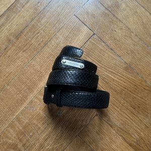 Helmut Lang 2000s Snakeskin Belt