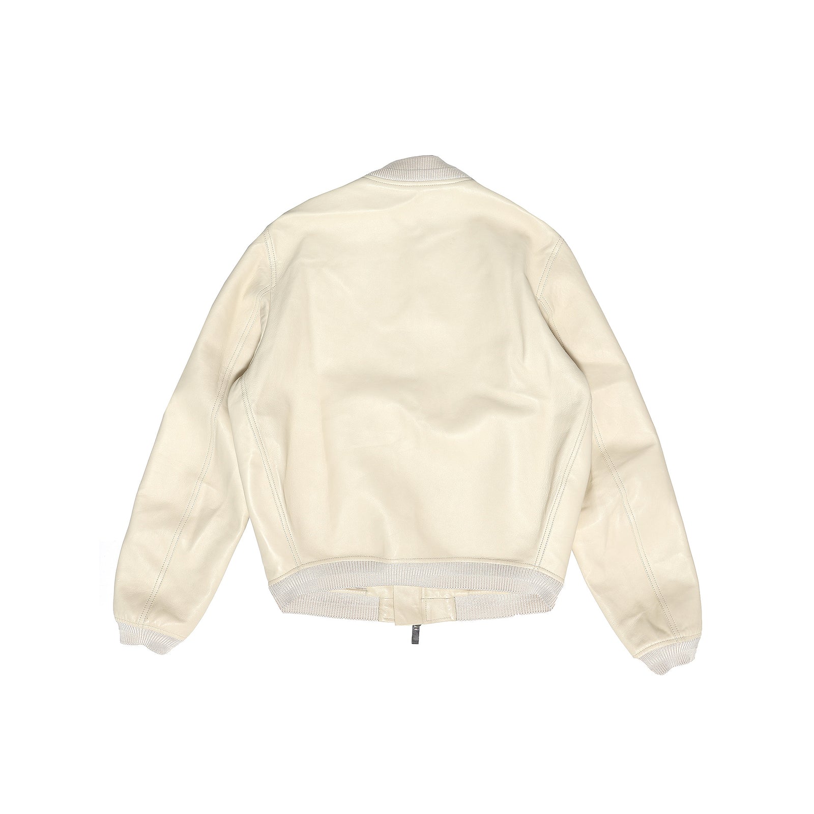 Berluti by Haider Ackermann SS18 Cream Leather Blouson