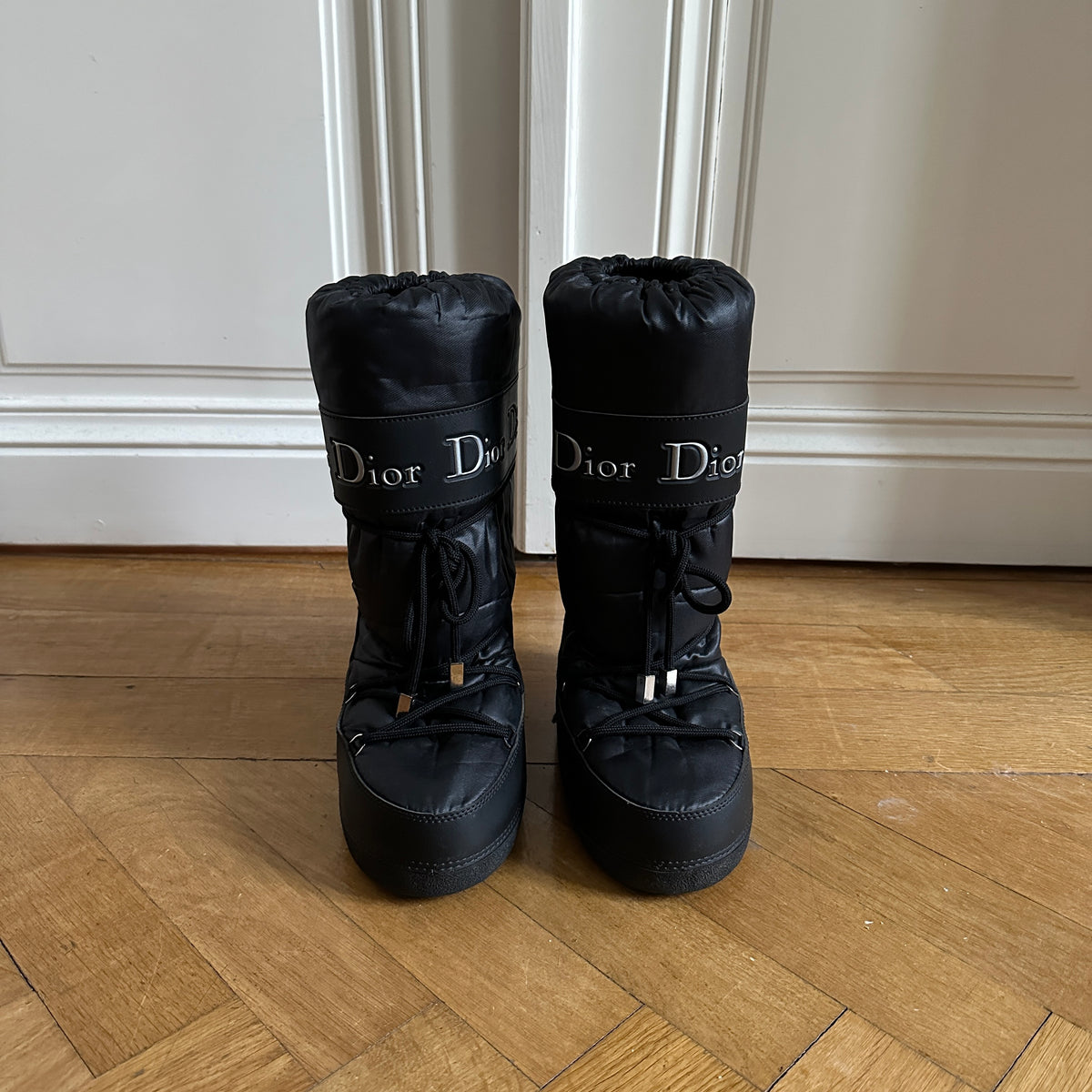 Christian Dior by John Galliano 2000s Black Moon Boots