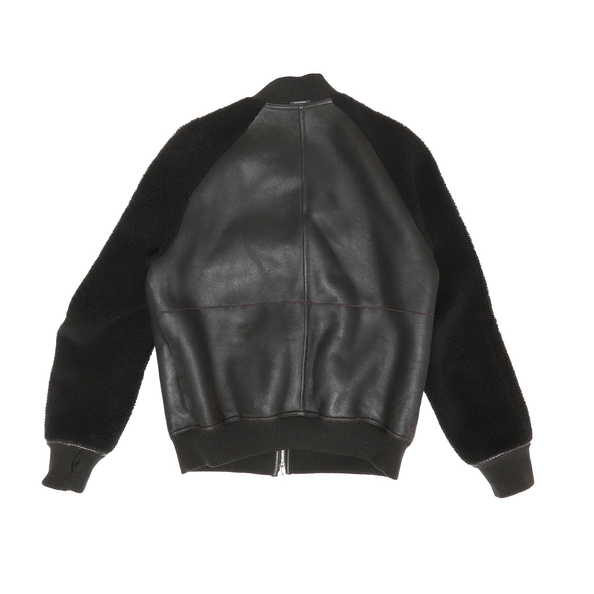 Hermès Reversible Leather Fleece Bomber