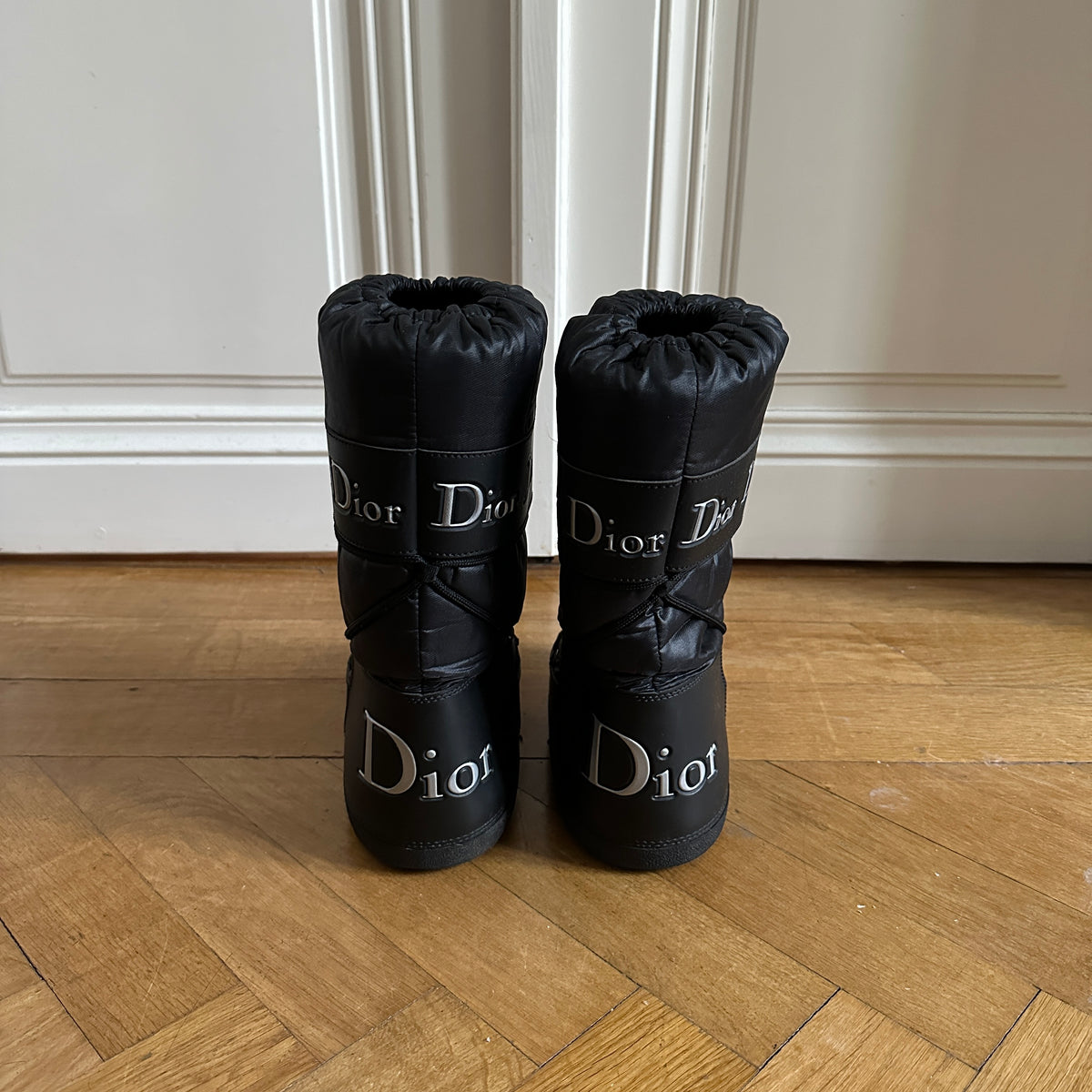 Christian Dior by John Galliano 2000s Black Moon Boots