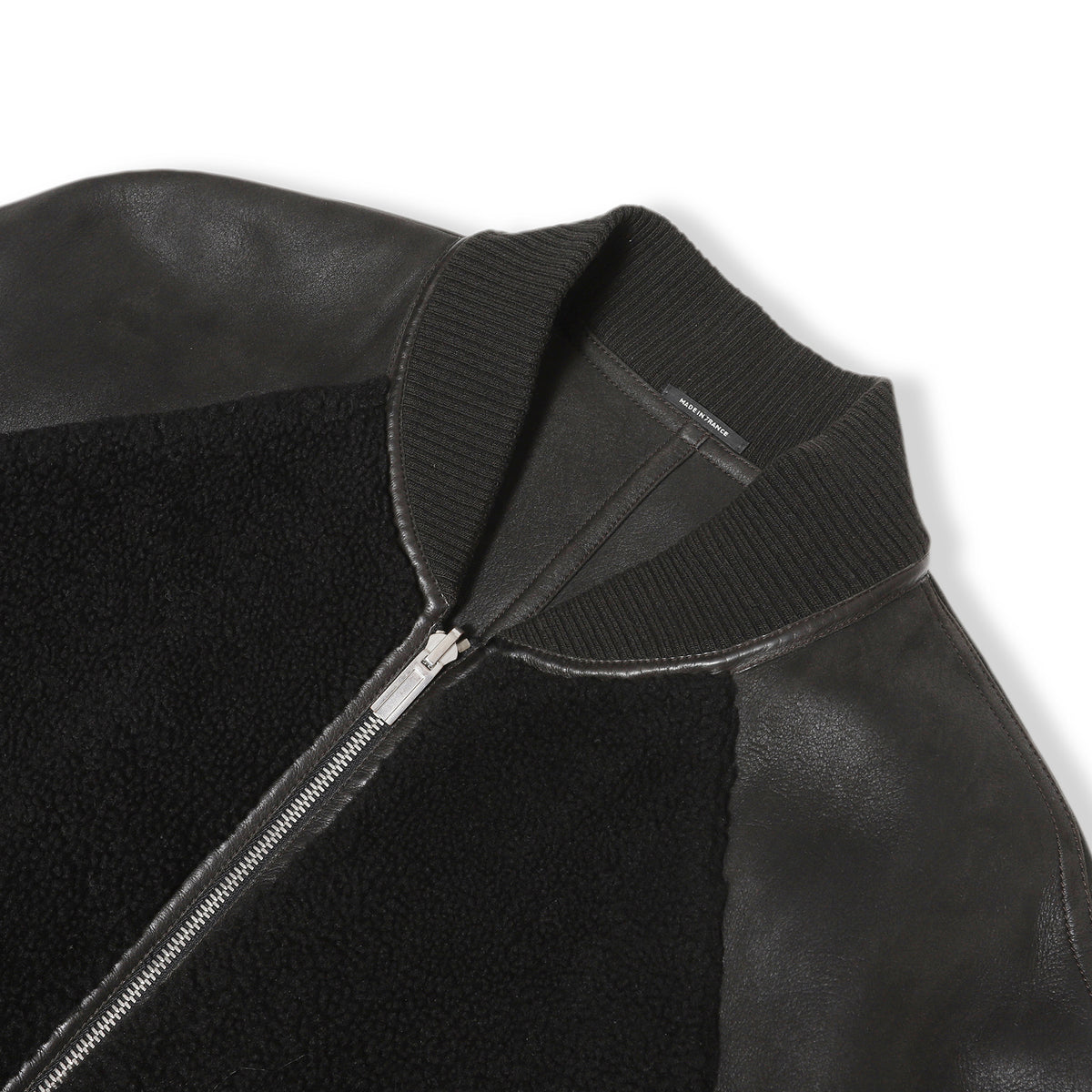 Hermès Reversible Leather Fleece Bomber