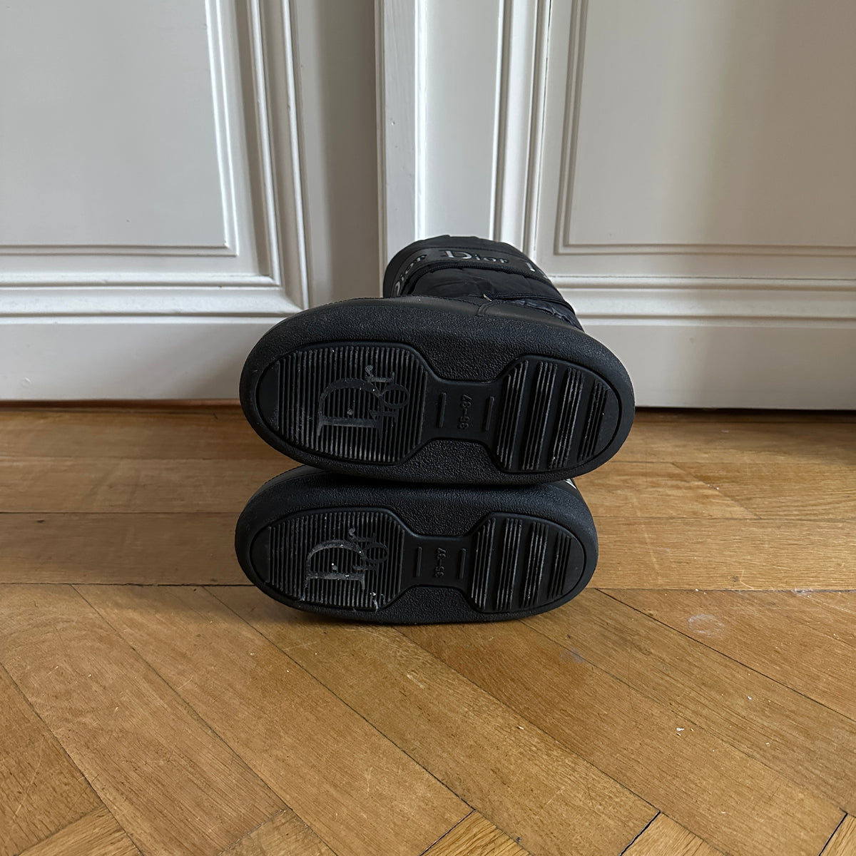 Christian Dior by John Galliano 2000s Black Moon Boots