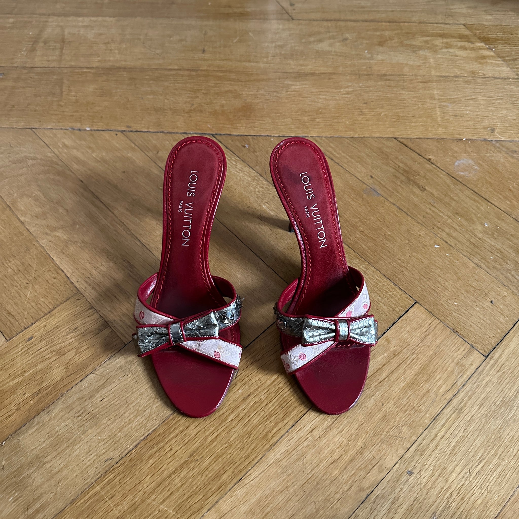 Louis Vuitton, Shoes, Louis Vuitton Takashi Murakami Cherry Slides
