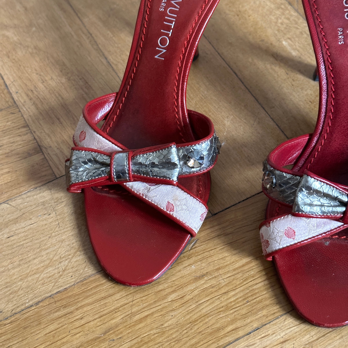 Louis Vuitton 2003 Murakami Cherry Blossom Heels