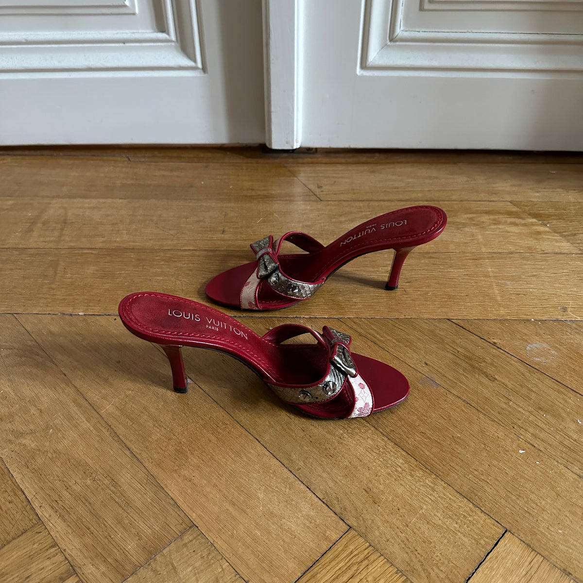 Louis Vuitton 2003 Murakami Cherry Blossom Heels