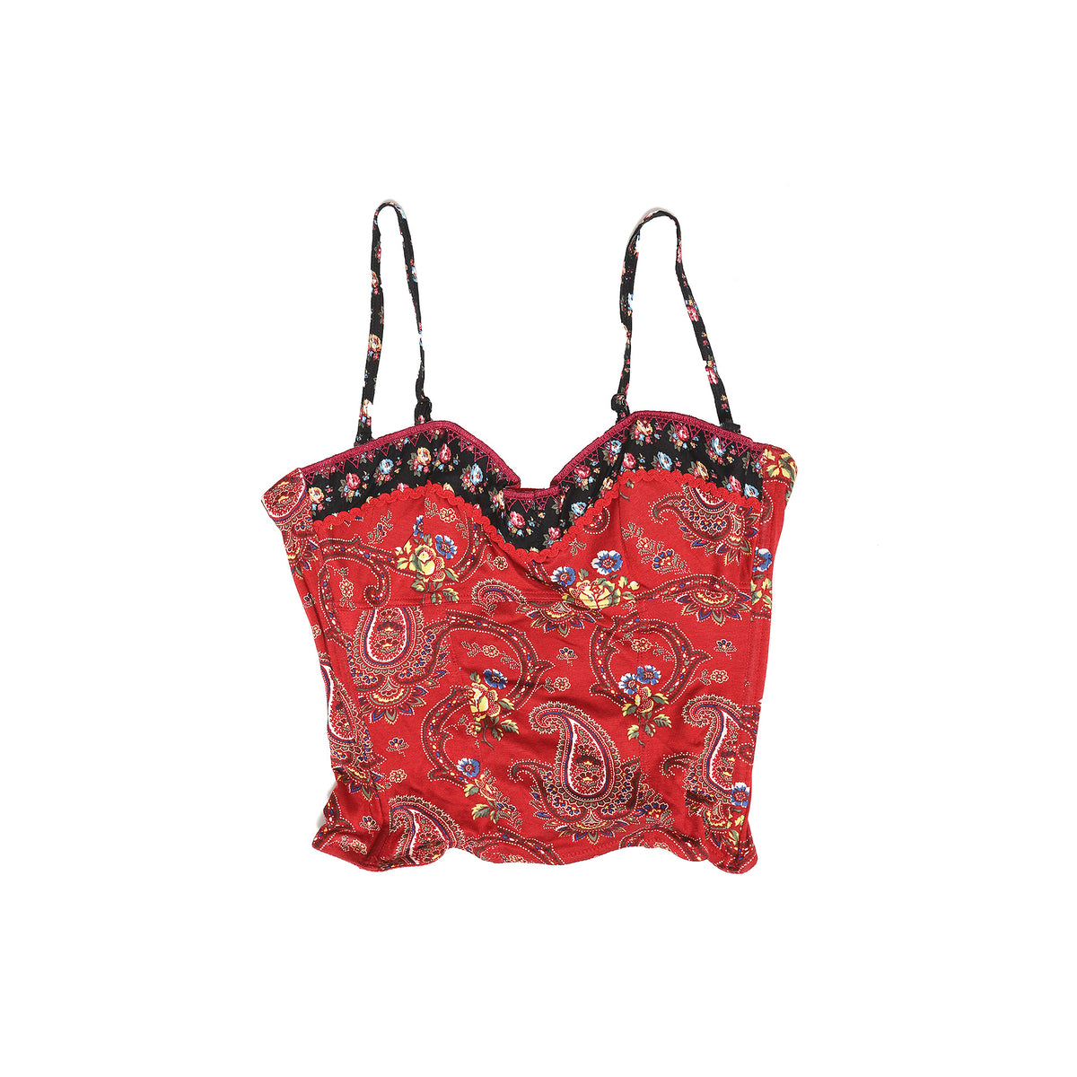 Christian Dior by John Galliano AW02 Floral Paisley Bustier