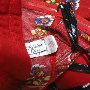 Christian Dior by John Galliano AW02 Floral Paisley Bustier