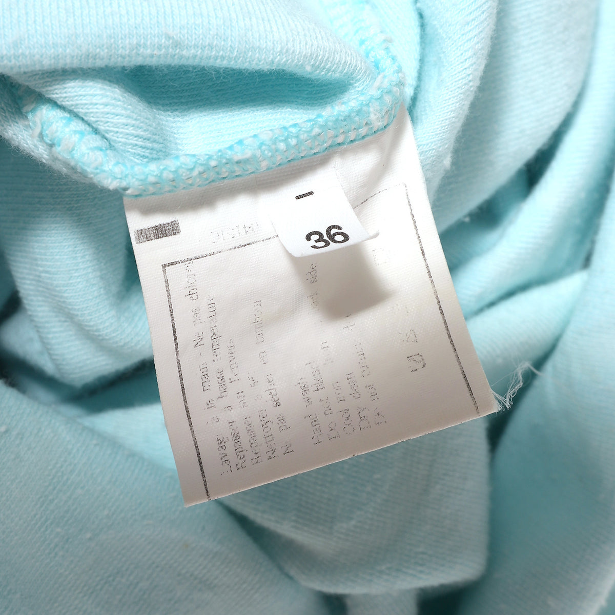 Chanel SS96 Seafoam Green Velvet CC Logo Dress
