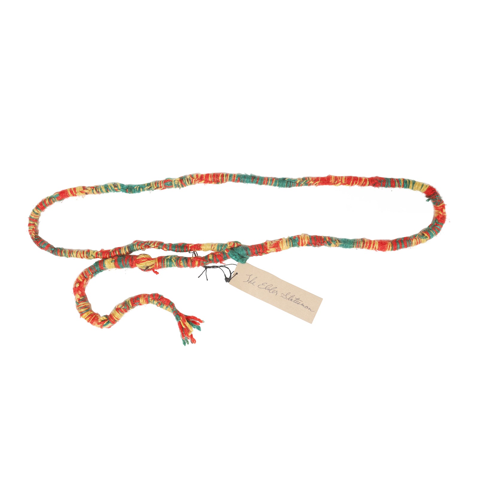 The Elder Statesman Multicolor Friendship Belt