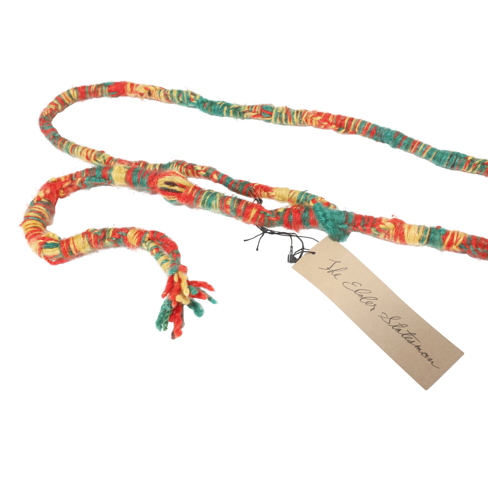 The Elder Statesman Multicolor Friendship Belt