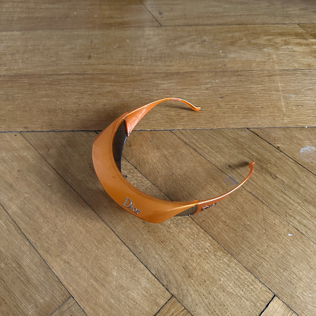 Christian Dior by John Galliano FW04 Golf Visor Orange Sunglasses