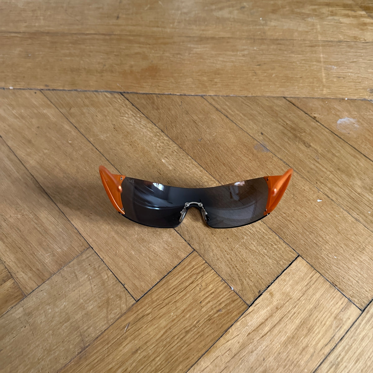 Christian Dior by John Galliano FW04 Golf Visor Orange Sunglasses