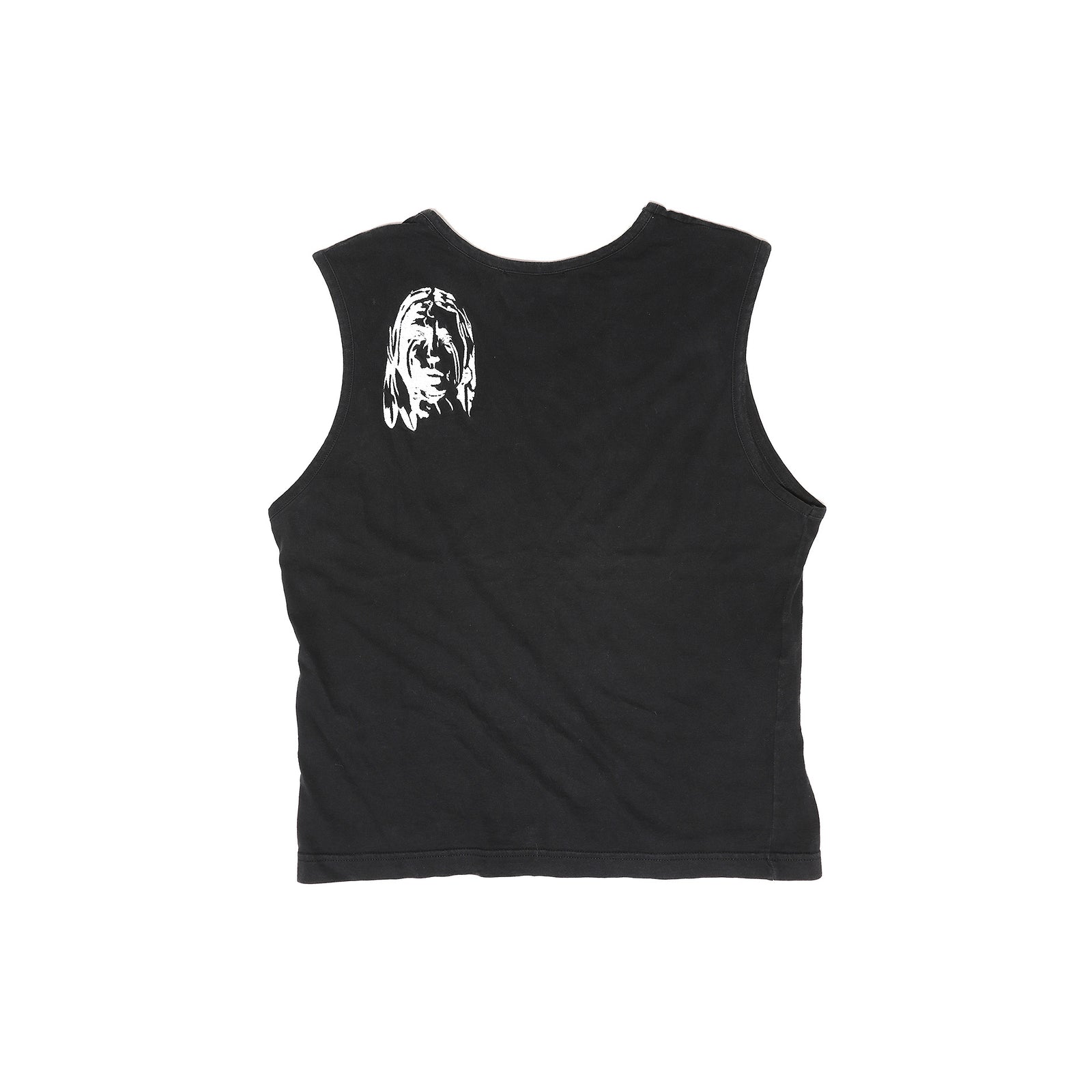 Alexander McQueen SS96 Embroidered Black Tank Top