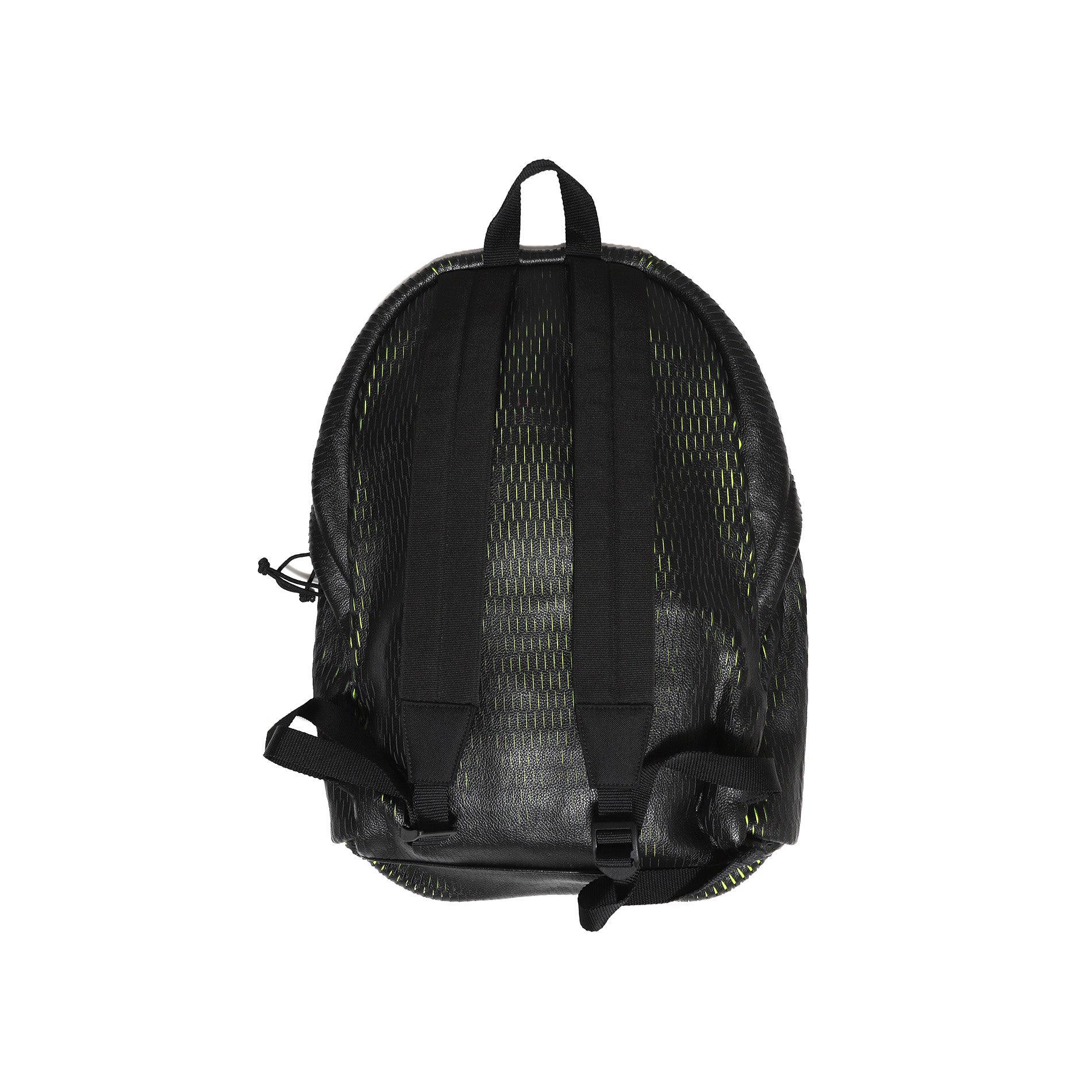 Balenciaga Prototype Black Leather Neon Cutout Backpack