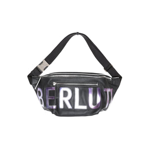Berluti by Kris Van Assche 1 of 1 Prototype Leather Reflective Logo Crossbody Bag
