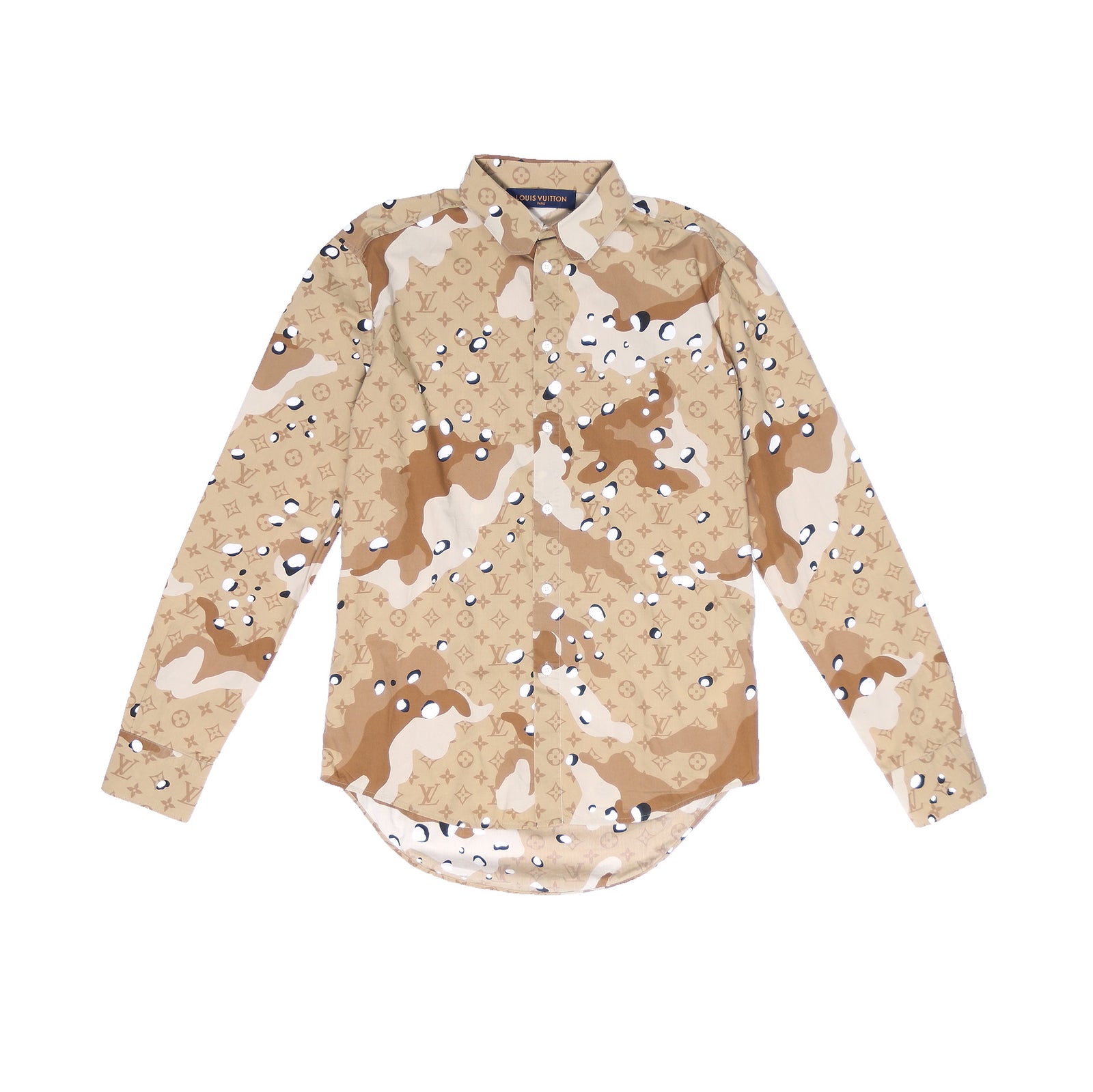 Louis Vuitton Pre-SS20 Desert Camo Monogram DNA Shirt