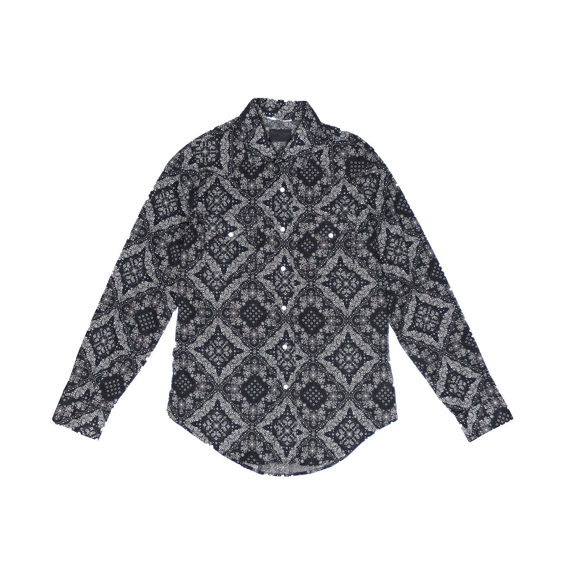 Saint Laurent Paris SS14 Paisley Western Shirt Sample