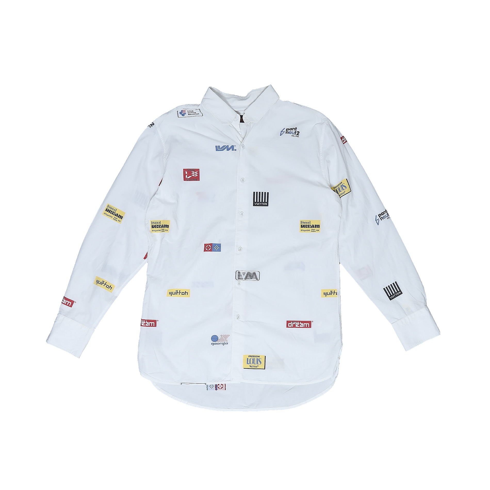Louis Vuitton FW19 Race Patch Shirt - kaibu Store Louis Vuitton FW19 Race Patch Shirt - kaibu Store