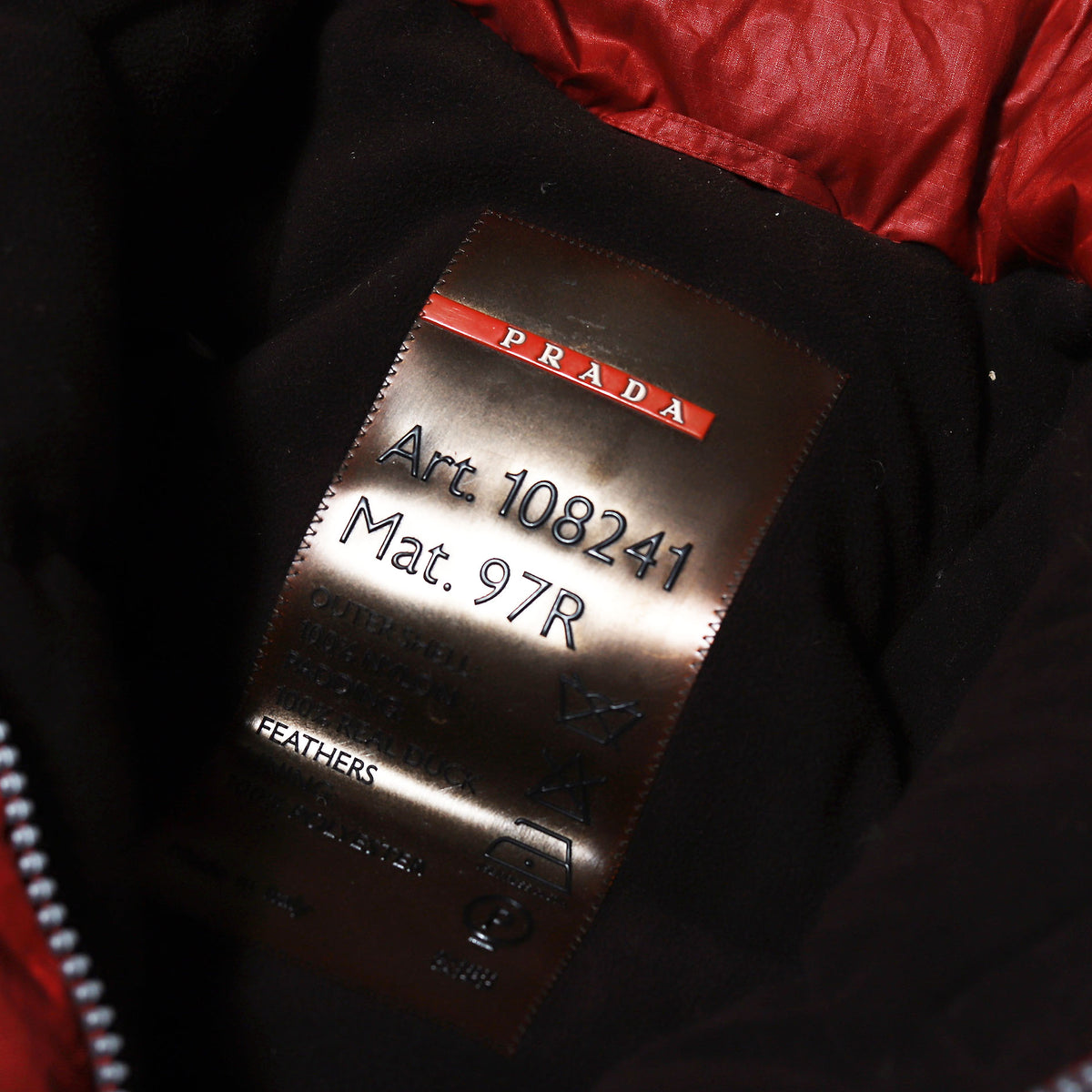 Prada 2000s Puffer Down Jacket