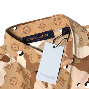 Louis Vuitton Pre-SS20 Desert Camo Monogram DNA Shirt - Ākaibu Store