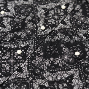 Saint Laurent Paris SS14 Paisley Western Shirt Sample