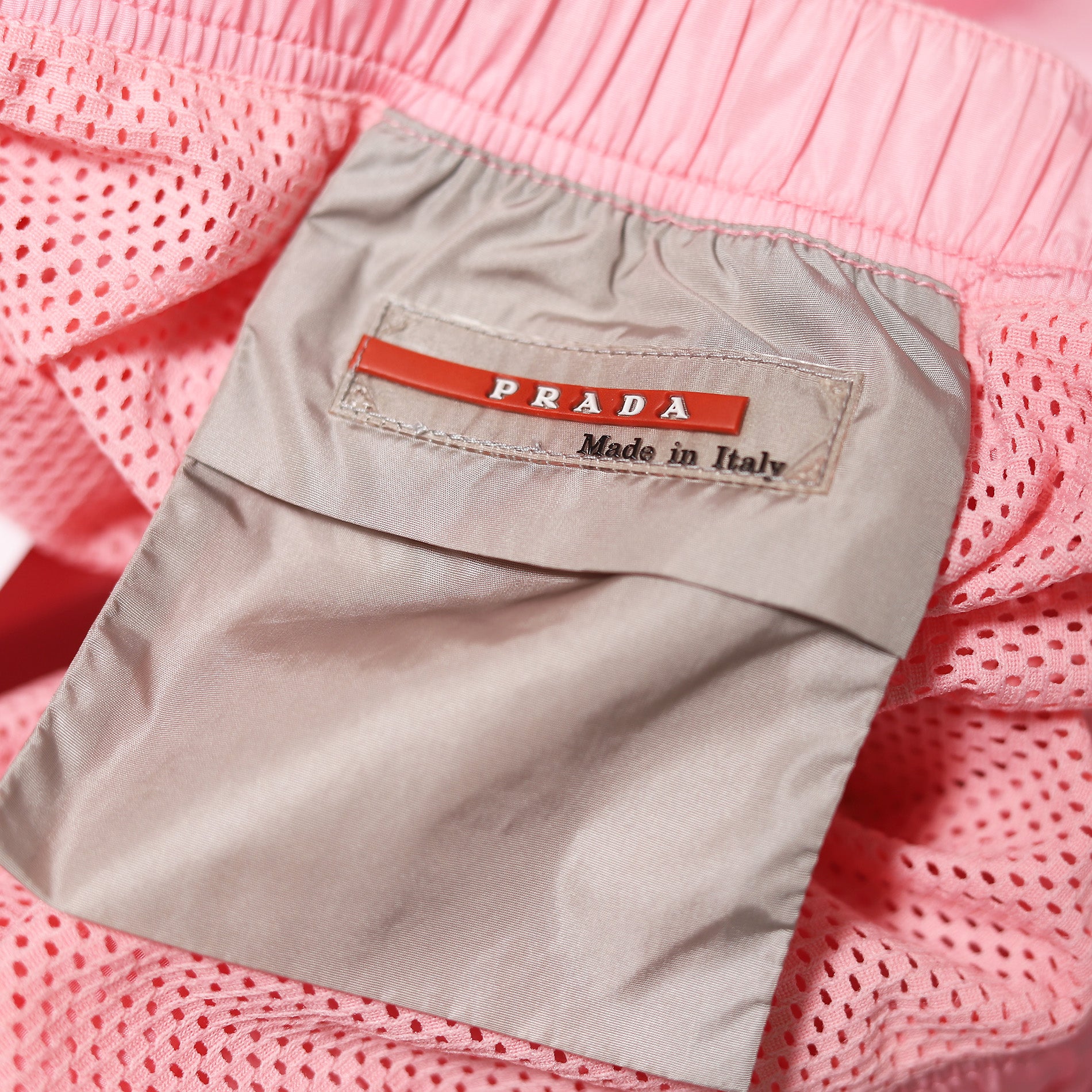 Prada 2000s Pink Nylon Shorts