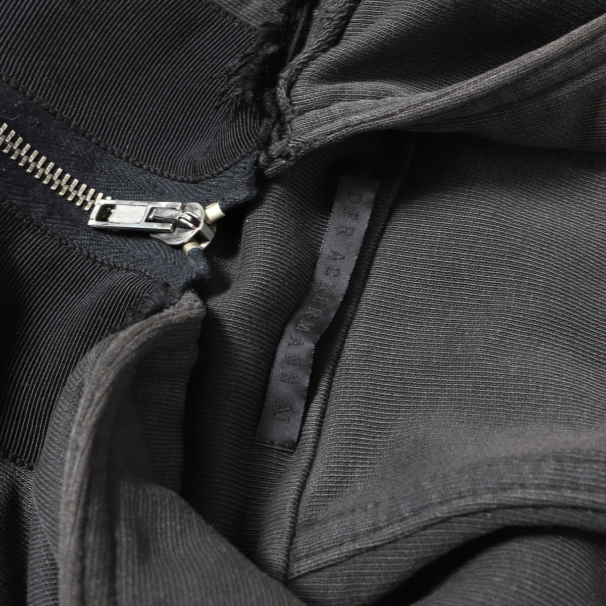 Haider Ackermann FW14 Velour Double Layer Hoodie