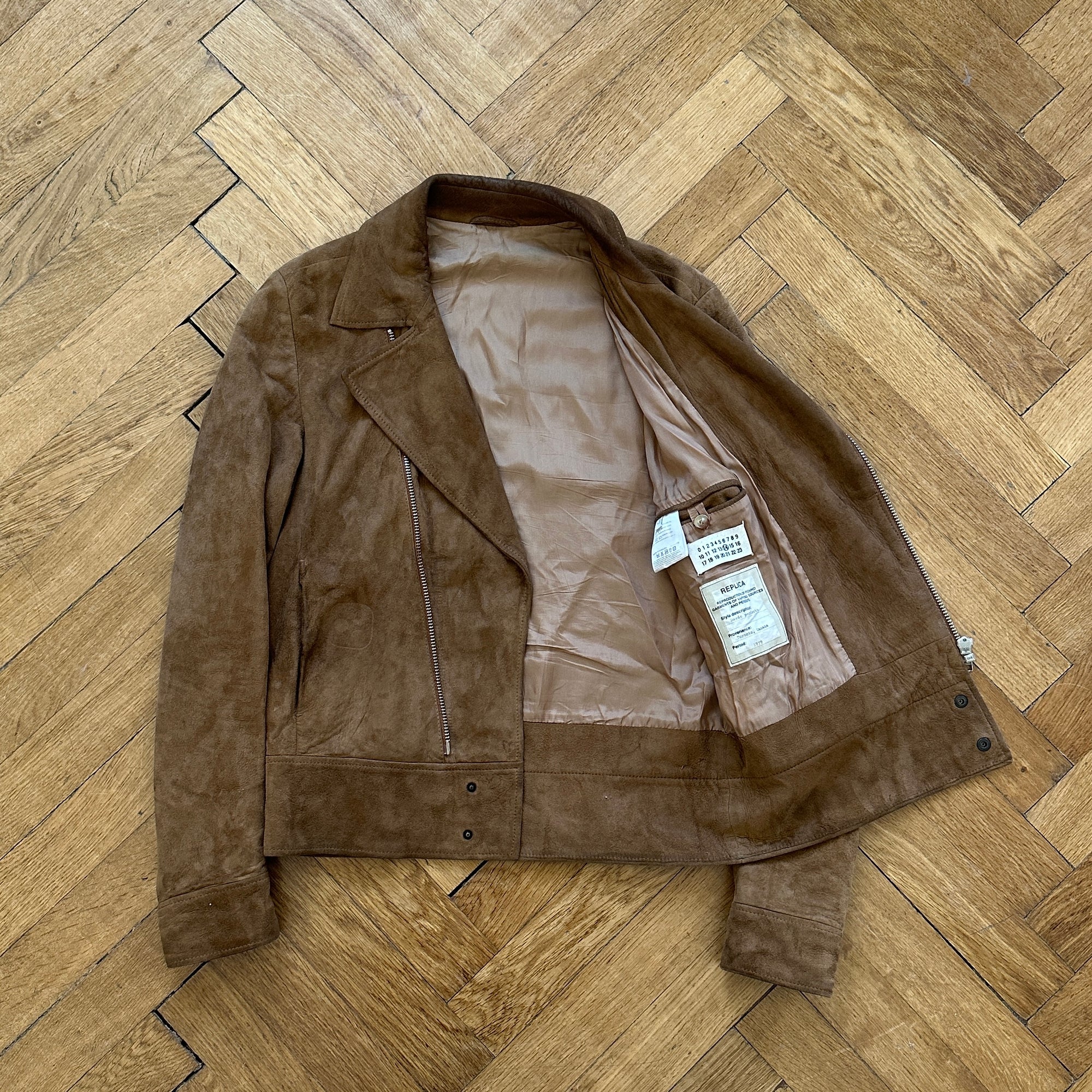 Maison Martin Margiela SS08 Replica Suede Perfecto Jacket