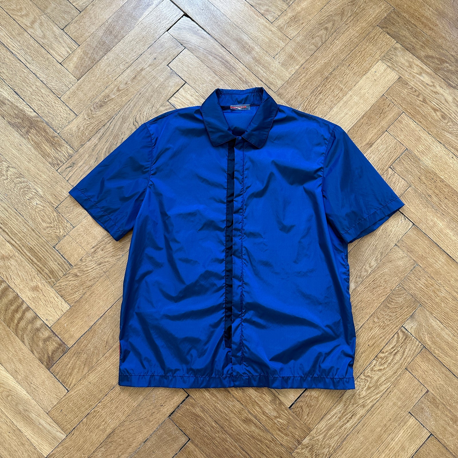 Prada Sport 90s Nylon Zip Shortsleeve Shirt