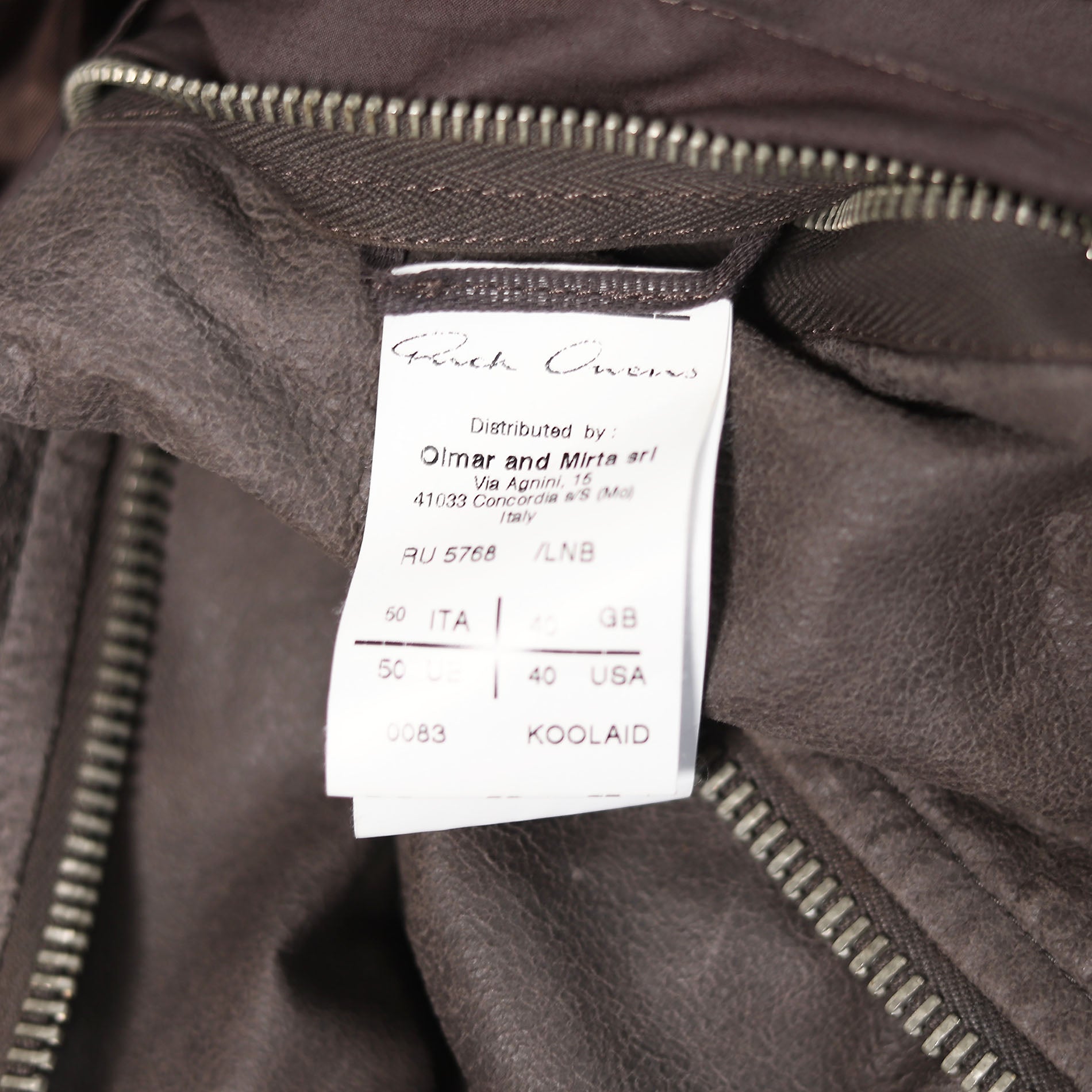 Rick Owens SS13 Blistered Lamb Bauhaus Leather Jacket – Ākaibu Store