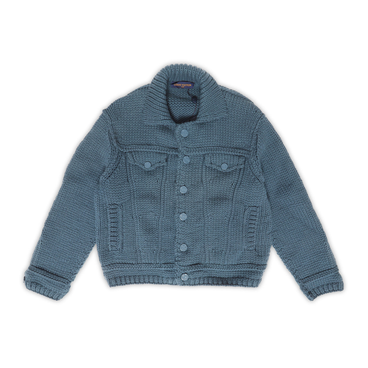 Louis Vuitton SS20 Knit Trucker Jacket