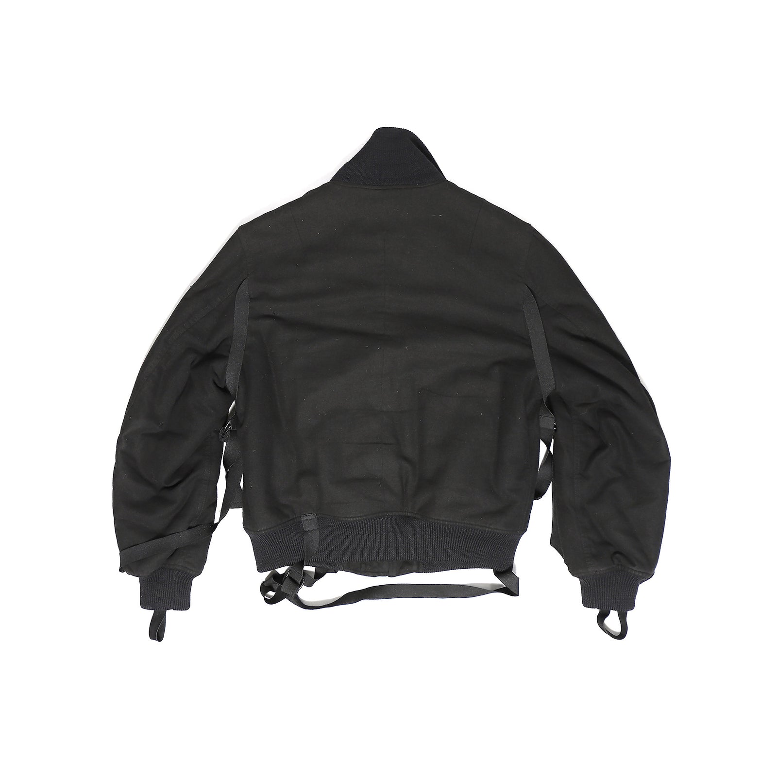 Helmut Lang AW03 Wool Bondage Bomber Jacket