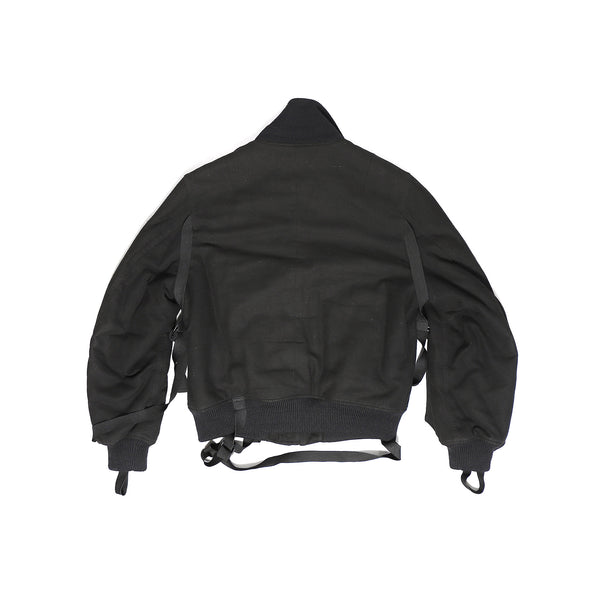 Helmut Lang AW03 Wool Bondage Bomber Jacket - Ākaibu Store
