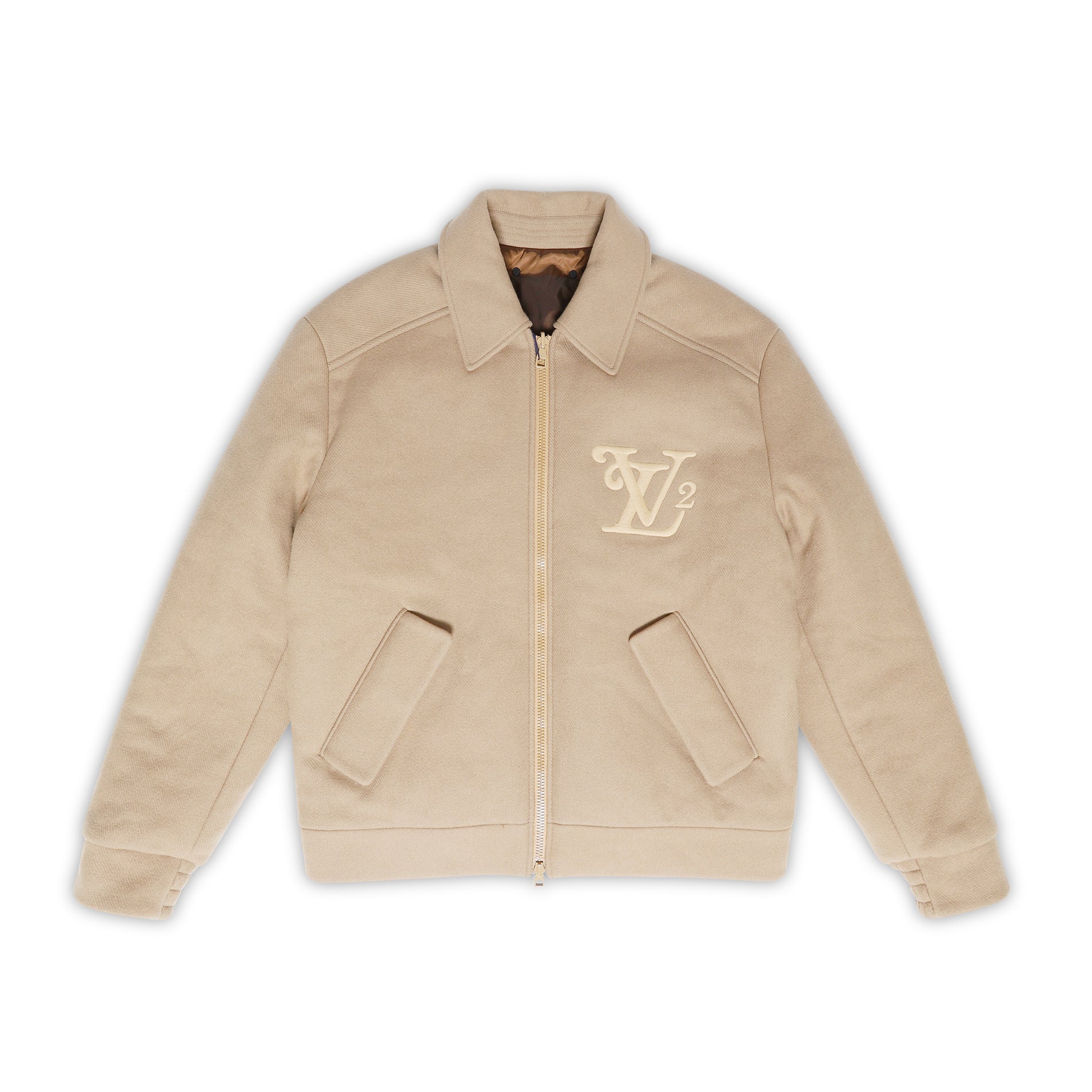 Louis Vuitton, Jackets & Coats, Louis Vuitton Mens Nigo Reversible Jacket  Wool And Polyamide Blend Neutral