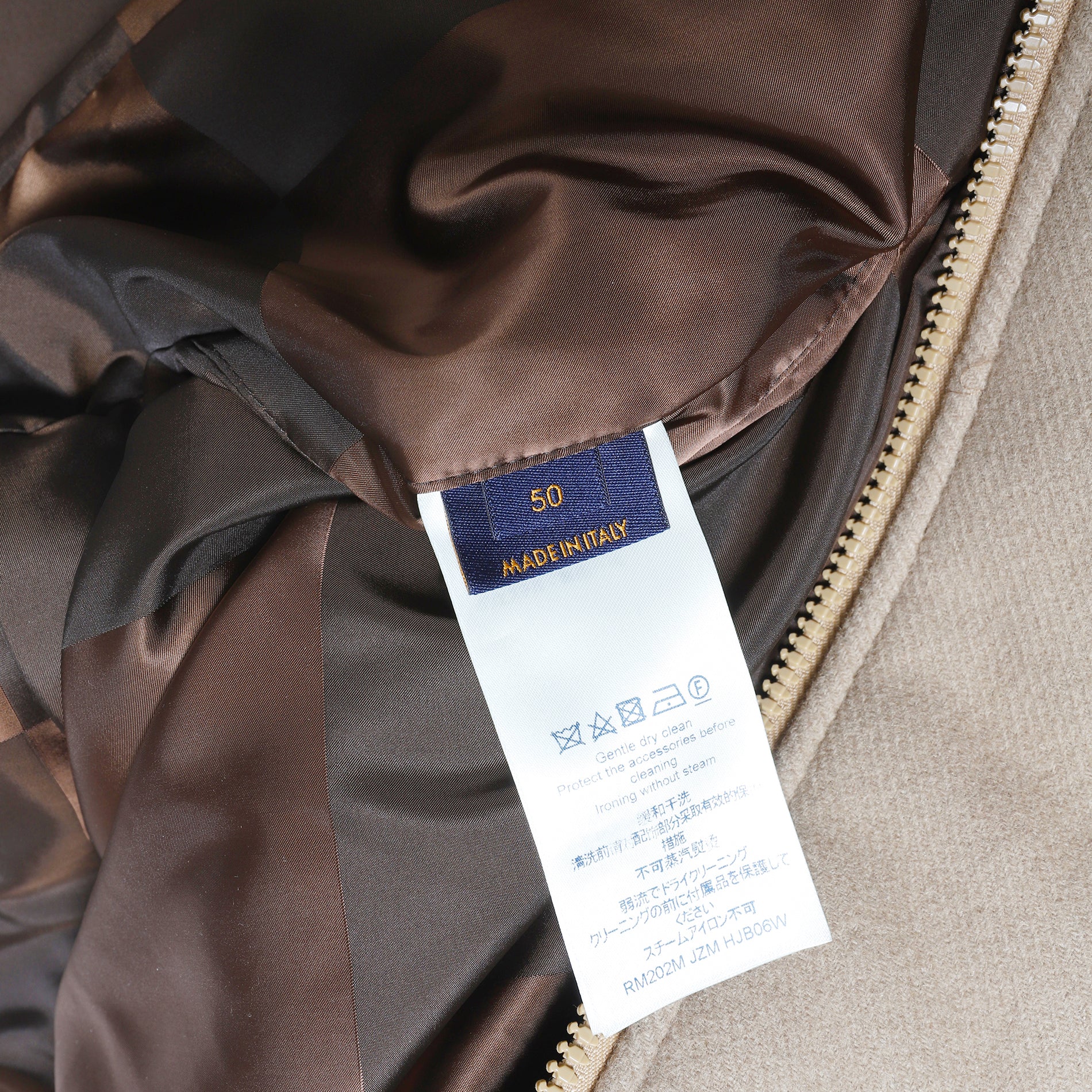 Louis Vuitton x Nigo denim jacket , Tags and