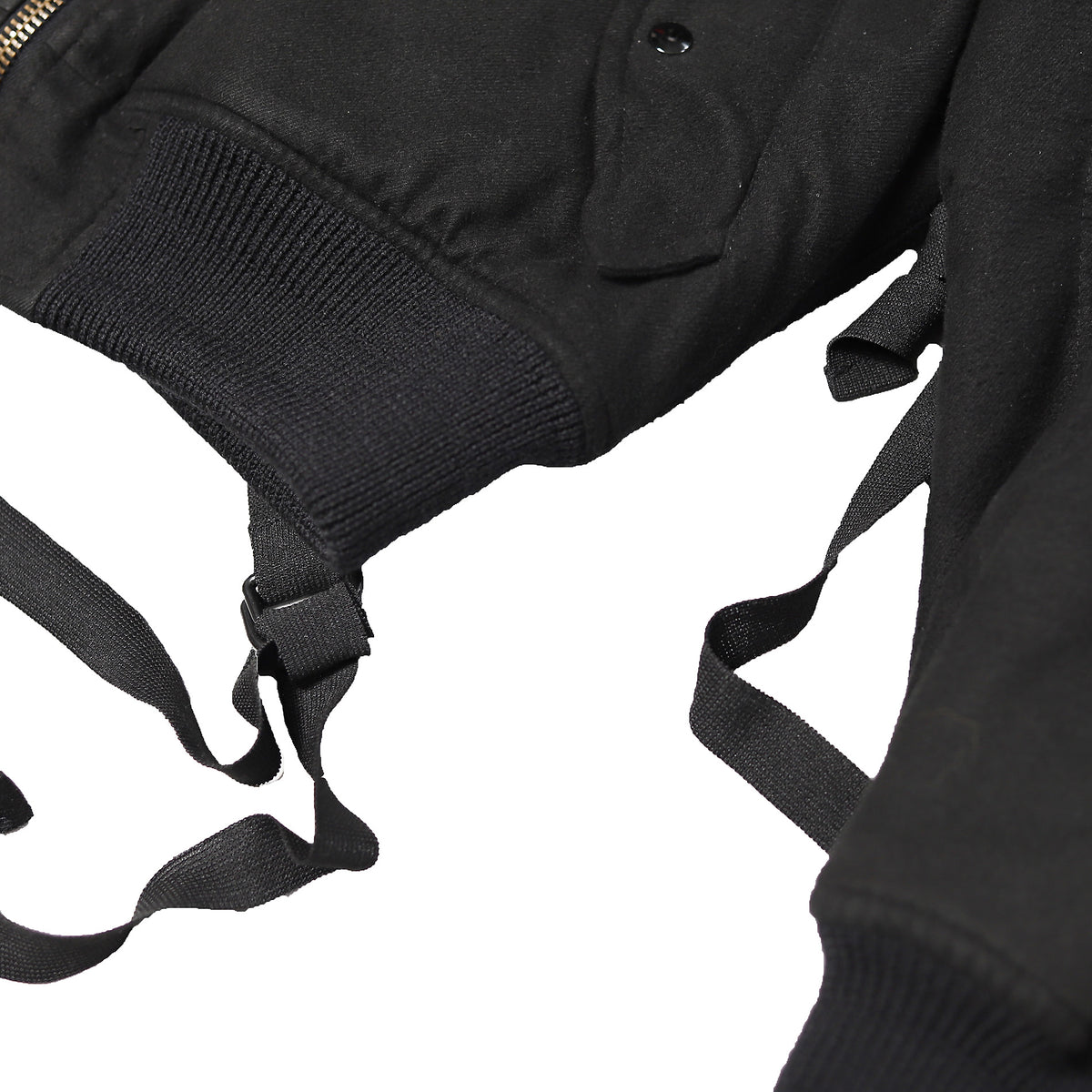 Helmut Lang AW03 Wool Bondage Bomber Jacket