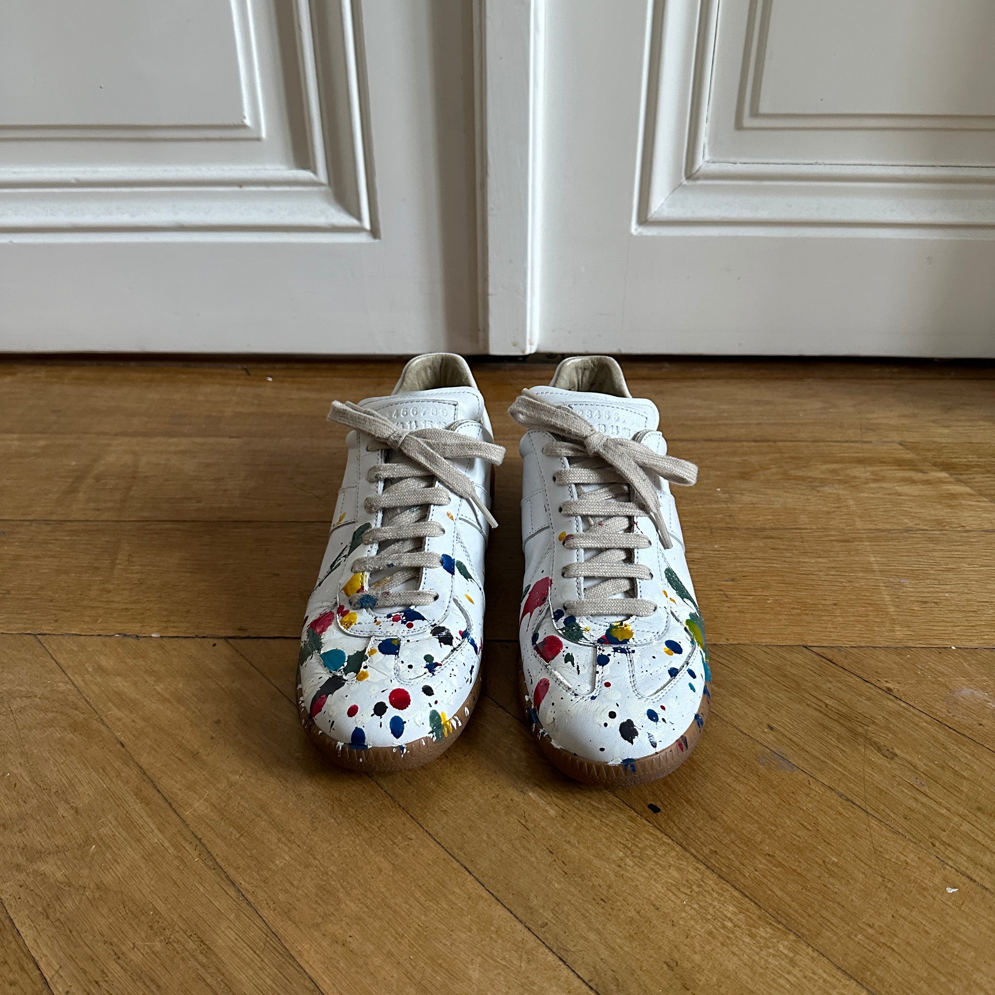 Maison Martin Margiela Paint Splatter GATs - Ākaibu Store