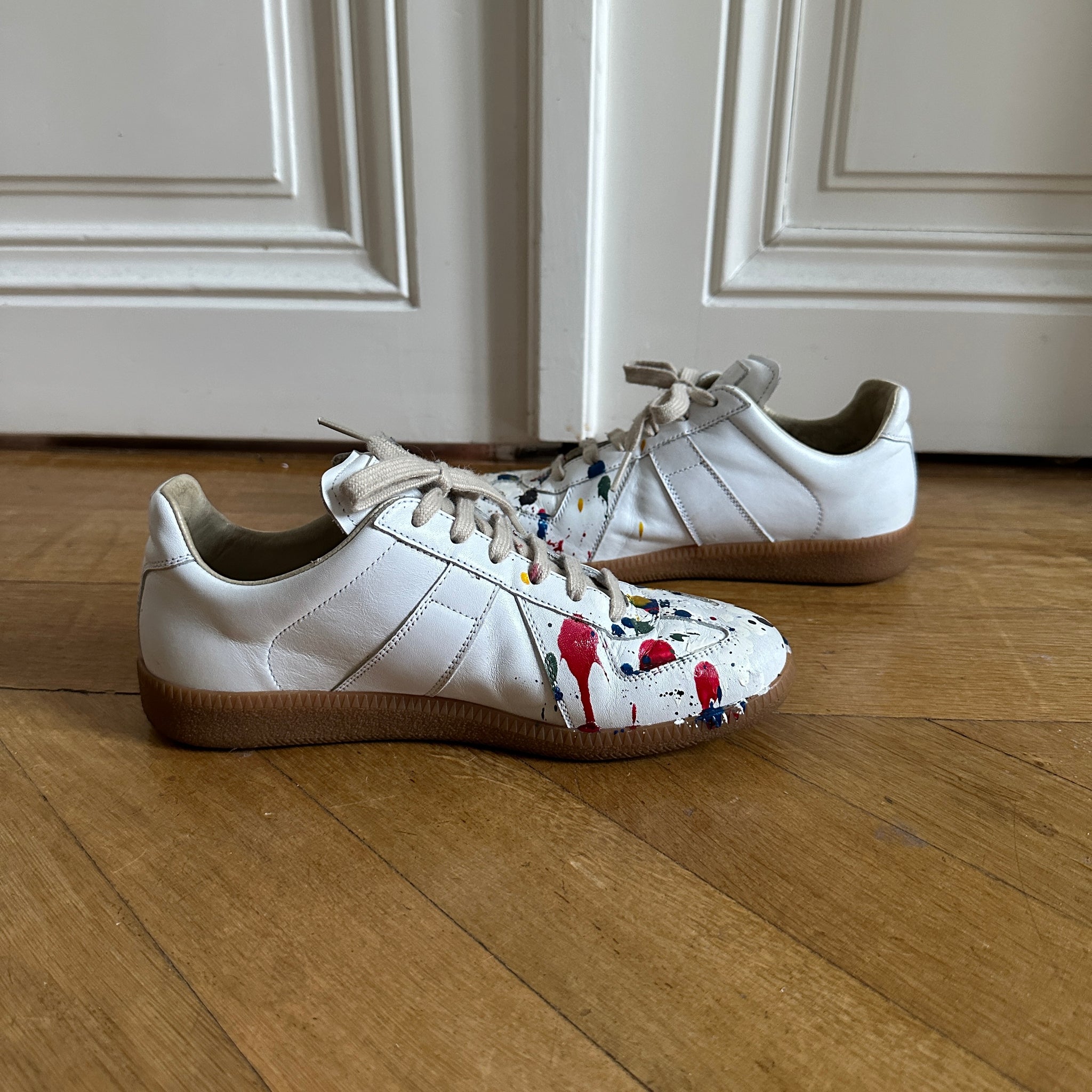 Maison Martin Margiela Paint Splatter GATs - Ākaibu Store