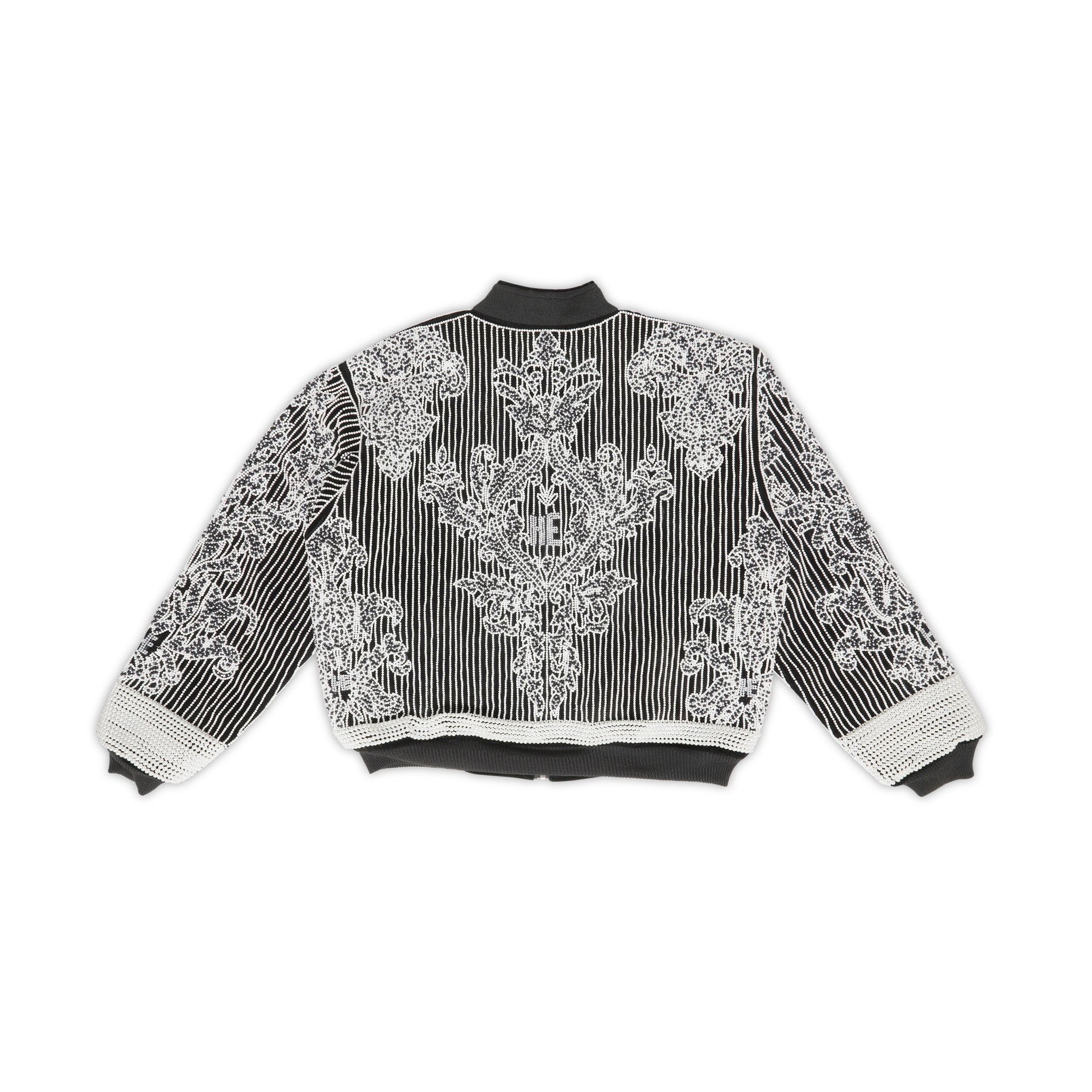 Heliot Emil Pearl Embroidery Bomber