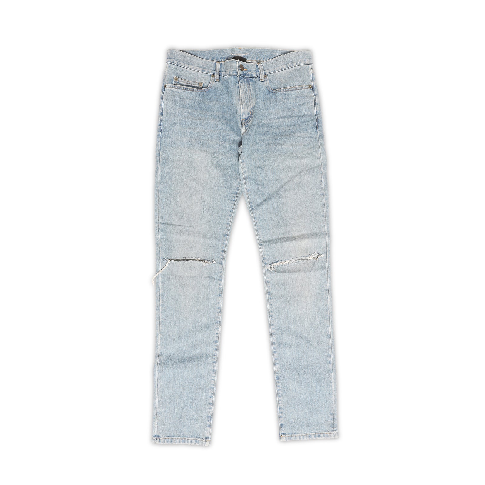 Saint Laurent Paris SS16 Surf Sound D02 Knee Slit Denim