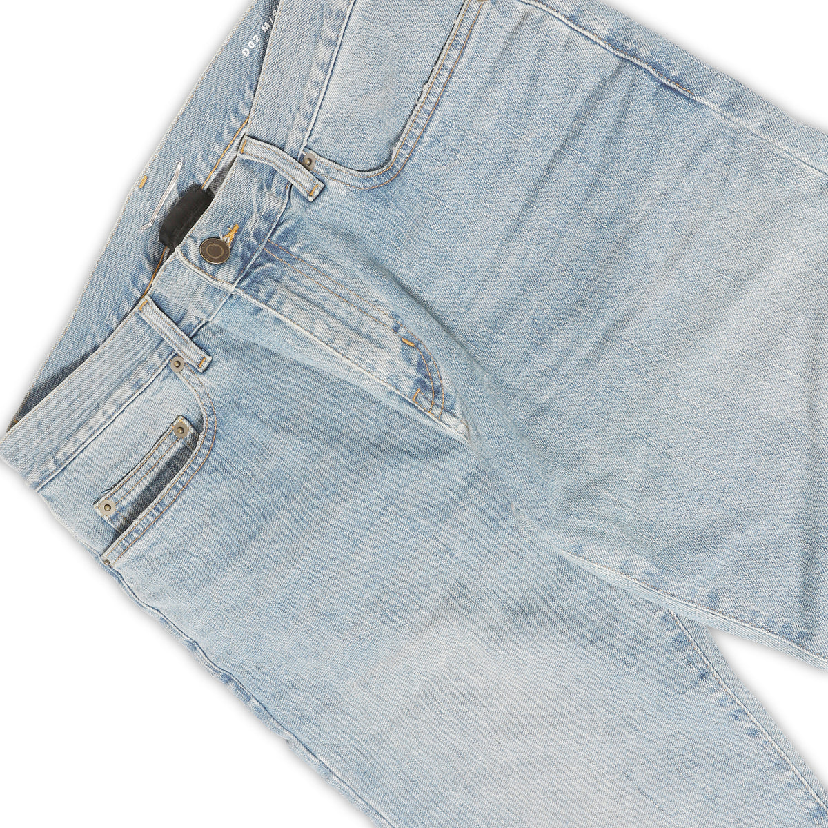 Saint Laurent Paris SS16 Surf Sound D02 Knee Slit Denim