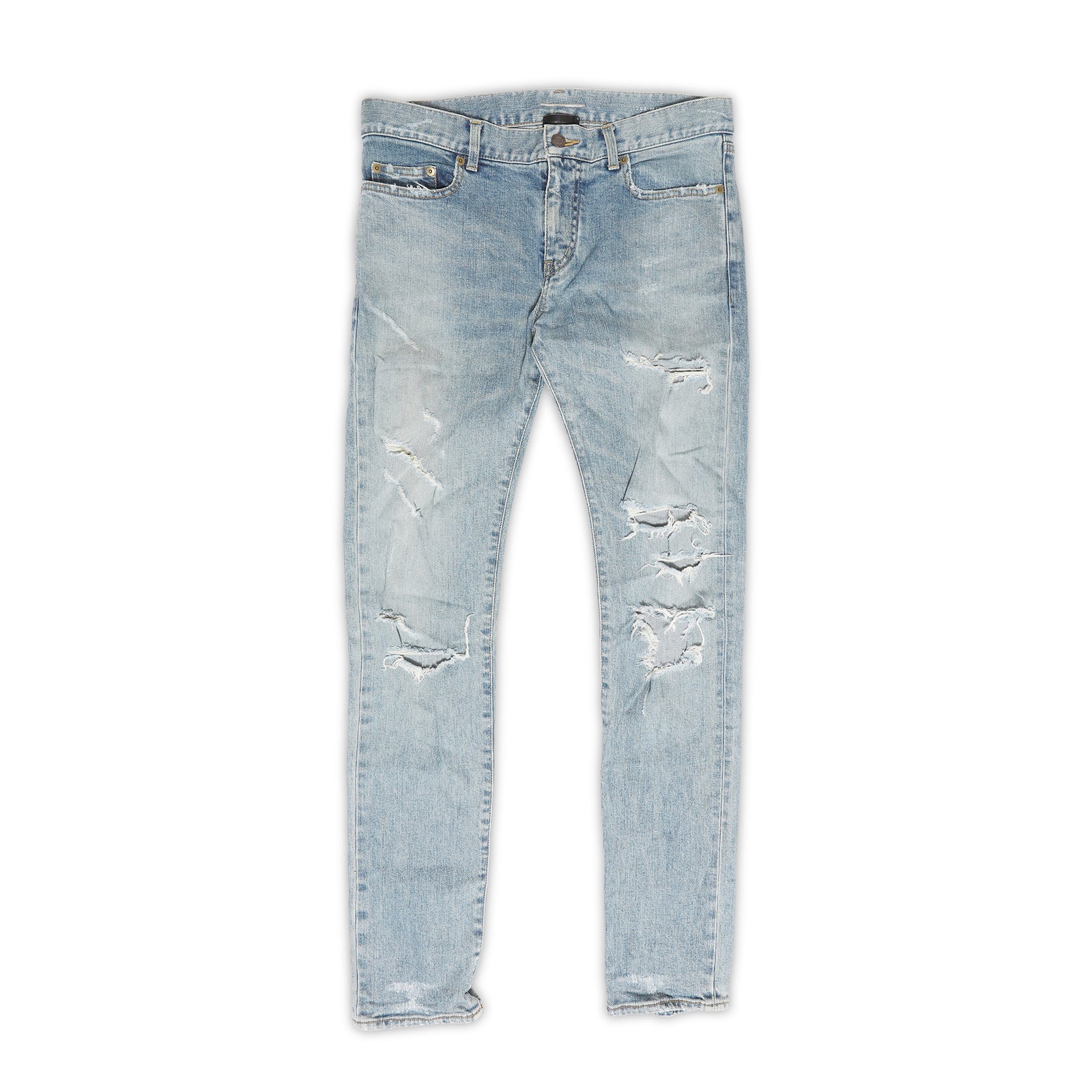 Saint Laurent Paris AW15 D02 Destroyed Denim
