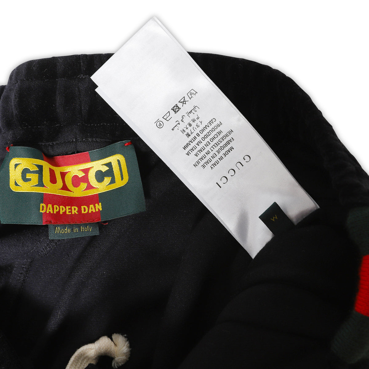 Gucci x Dapper Dan Velour Trackpants