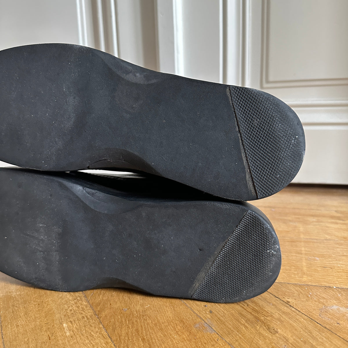 Dirk Bikkembergs 90s Black Leather Heel Boots