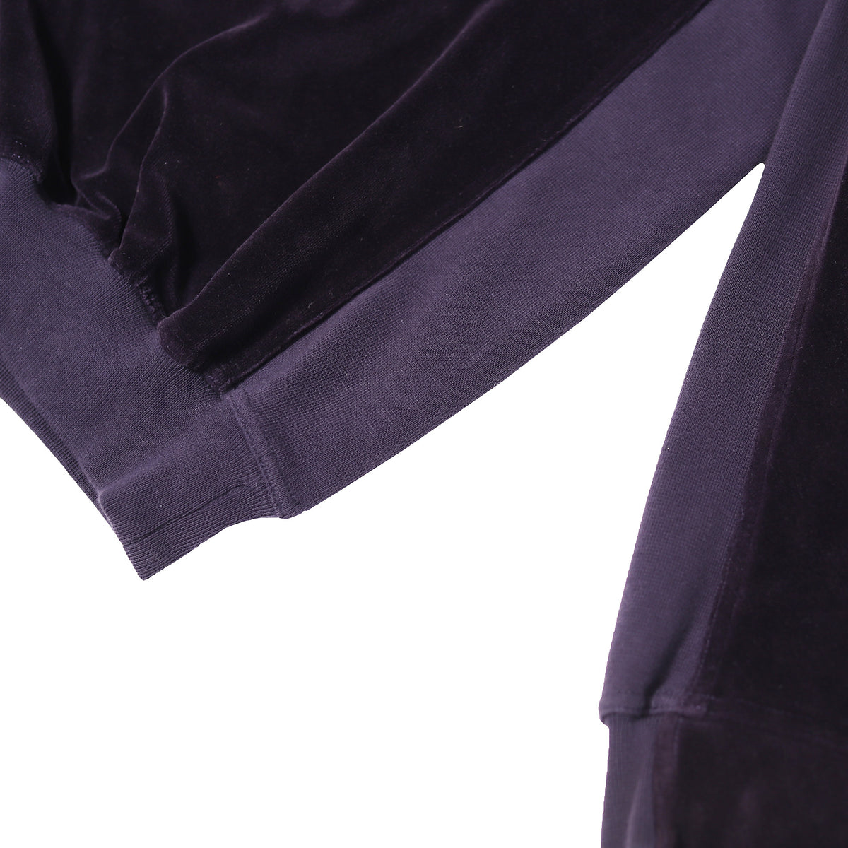 Haider Ackermann FW15 Purple Velvet Sweatshirt