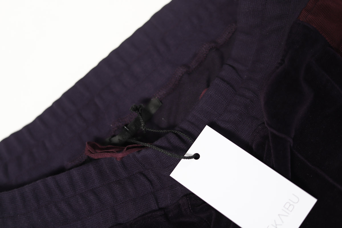 Haider Ackermann FW15 Purple Velvet Sweatpants