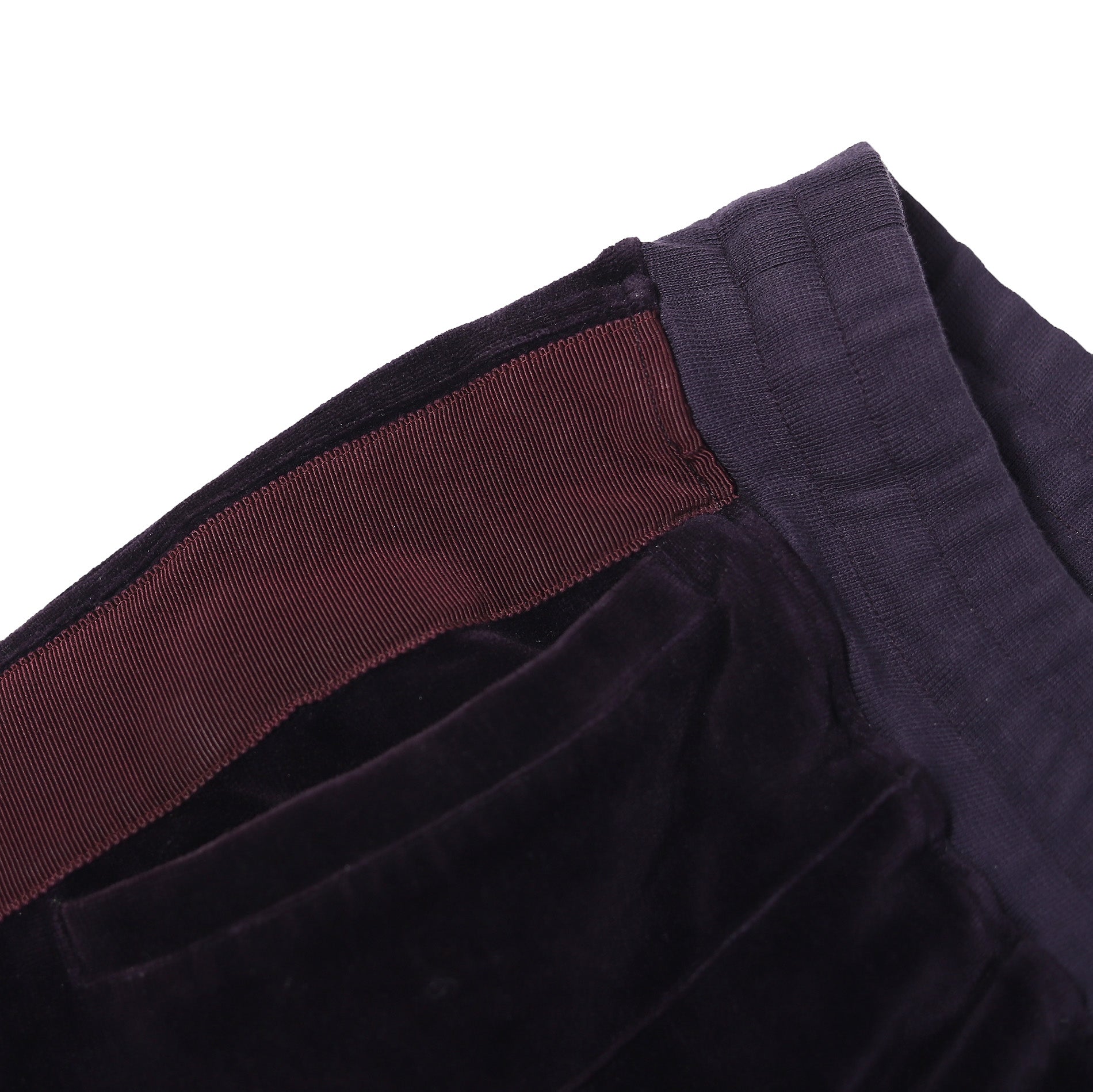 Haider Ackermann FW15 Purple Velvet Sweatpants
